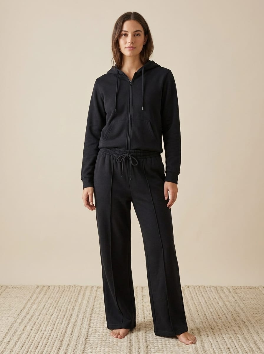 Conjunto Algodón Peruano — Negro